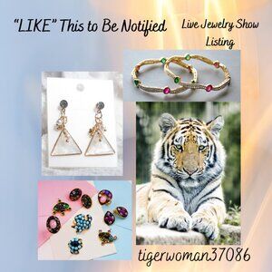 ($10 Starts) Items A - ZZ  Size = Item Number Live Jewelry Show Listing